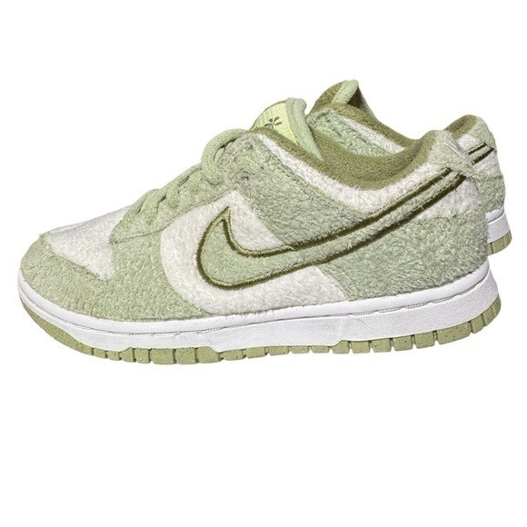 Nike Shoes - Nike‎ Dunk Low Fleece Pack -Honeydew Green Plush Textured material.EUC sz6